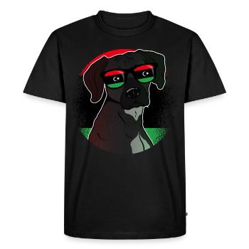 Libya - Men's Premium Organic T-Shirt - black - Front - Nico (187cm)