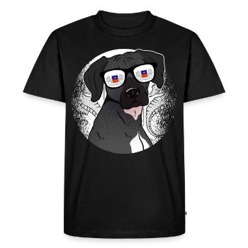 Mayotte - Men's Premium Organic T-Shirt - black - Front - Nico (187cm)