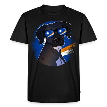 Marshall (Îles) - T-shirt Premium bio Homme - noir - Devant - Nico (187cm)