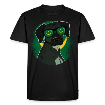 Mauritanie - T-shirt Premium bio Homme - noir - Devant - Nico (187cm)