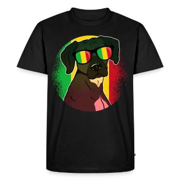 Mali - T-shirt Premium bio Homme - noir - Devant - Nico (187cm)