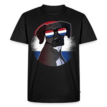 Antilles néerlandaises - T-shirt Premium bio Homme - noir - Devant - Nico (187cm)