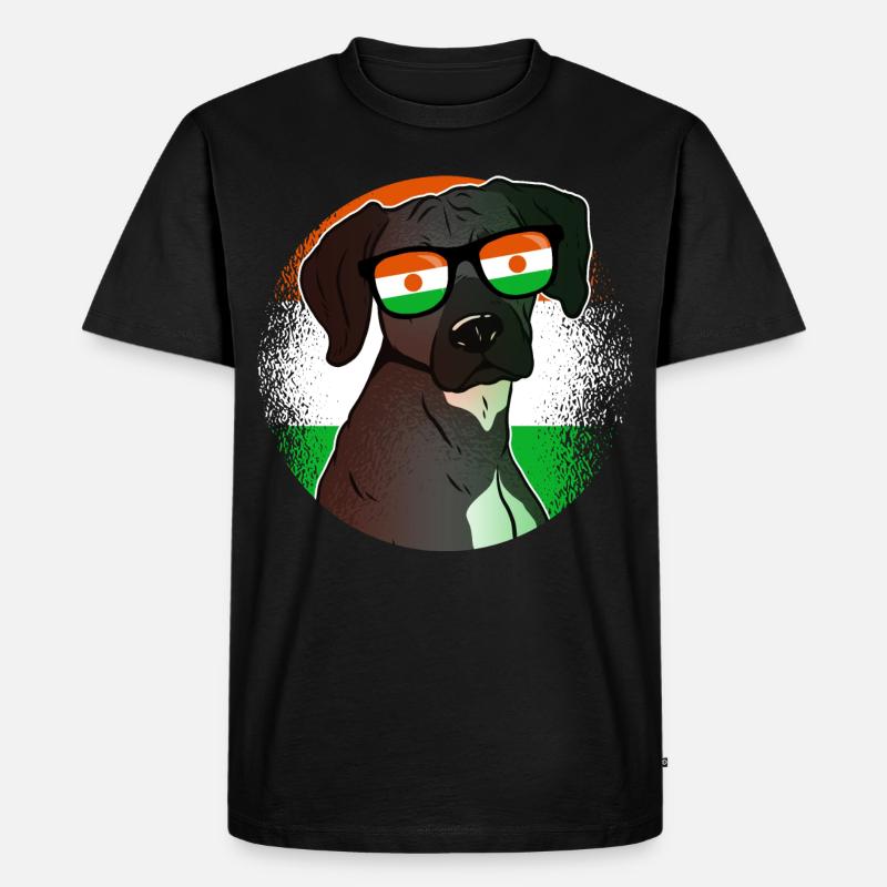 Niger - Männer Premium Bio T-Shirt - Schwarz