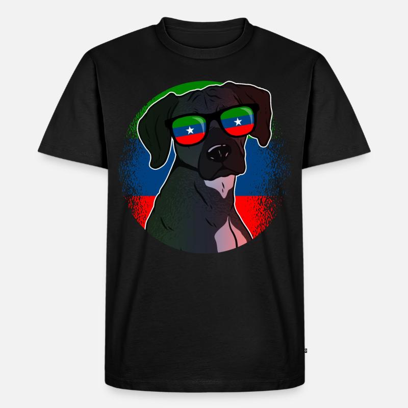 Ogaden - Männer Premium Bio T-Shirt - Schwarz