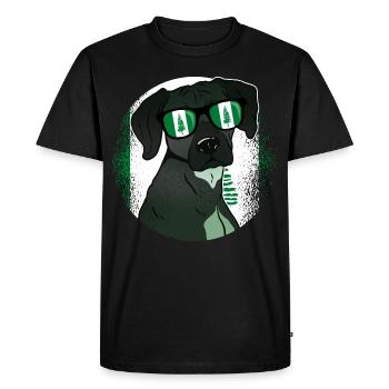 Île Norfolk - T-shirt Premium bio Homme - noir - Devant - Nico (187cm)