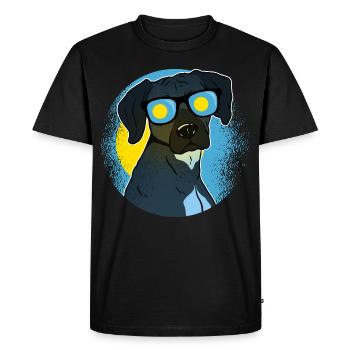 Palau - T-shirt Premium bio Homme - noir - Devant - Nico (187cm)