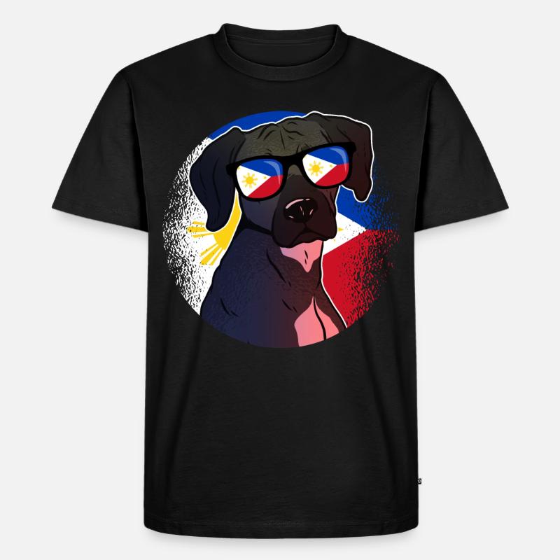 Philippinen - Männer Premium Bio T-Shirt - Schwarz