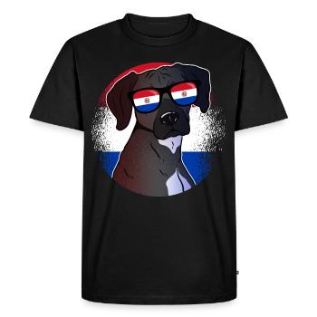 Paraguay - Men's Premium Organic T-Shirt - black - Front - Nico (187cm)