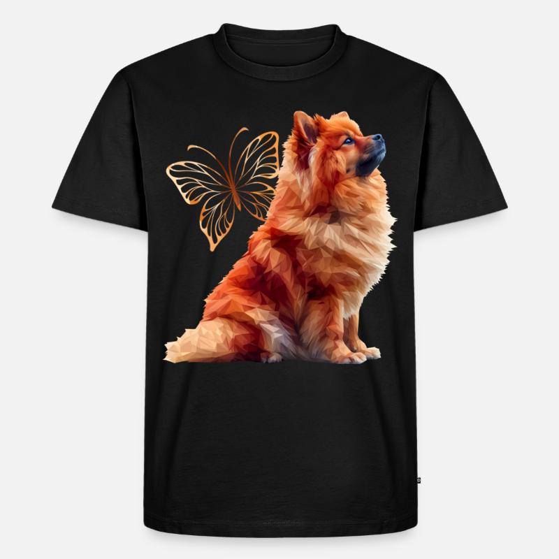 ChowChow - Männer Premium Bio T-Shirt - Schwarz