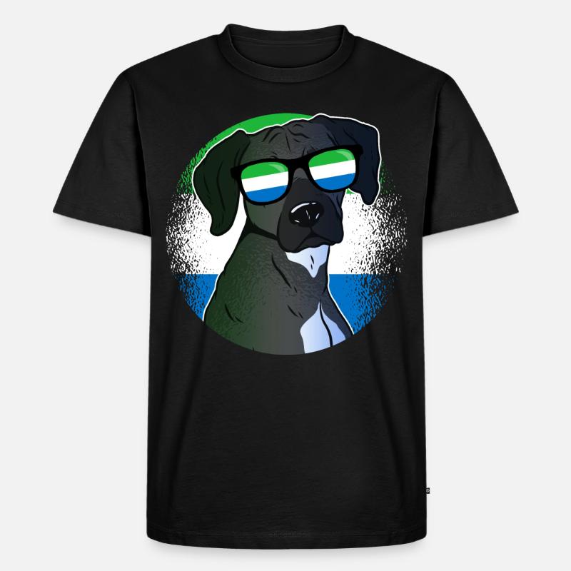 Sierra Leone - Männer Premium Bio T-Shirt - Schwarz