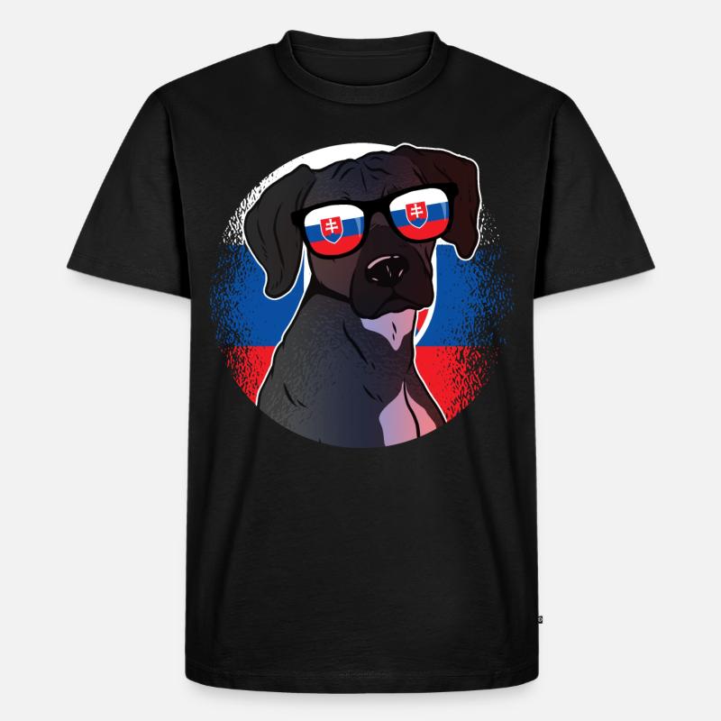 Slowakei - Männer Premium Bio T-Shirt - Schwarz