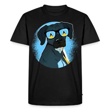 Sainte-Lucie - T-shirt Premium bio Homme - noir - Devant - Nico (187cm)