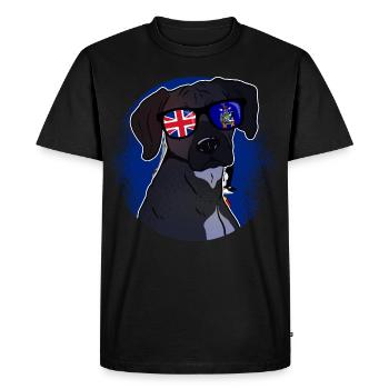Géorgie du Sud et les îles Sandwich du Sud - T-shirt Premium bio Homme - noir - Devant - Nico (187cm)