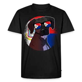 Sint Maarten - T-shirt Premium bio Homme - noir - Devant - Nico (187cm)