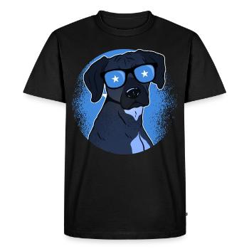 Somalie - T-shirt Premium bio Homme - noir - Devant - Nico (187cm)