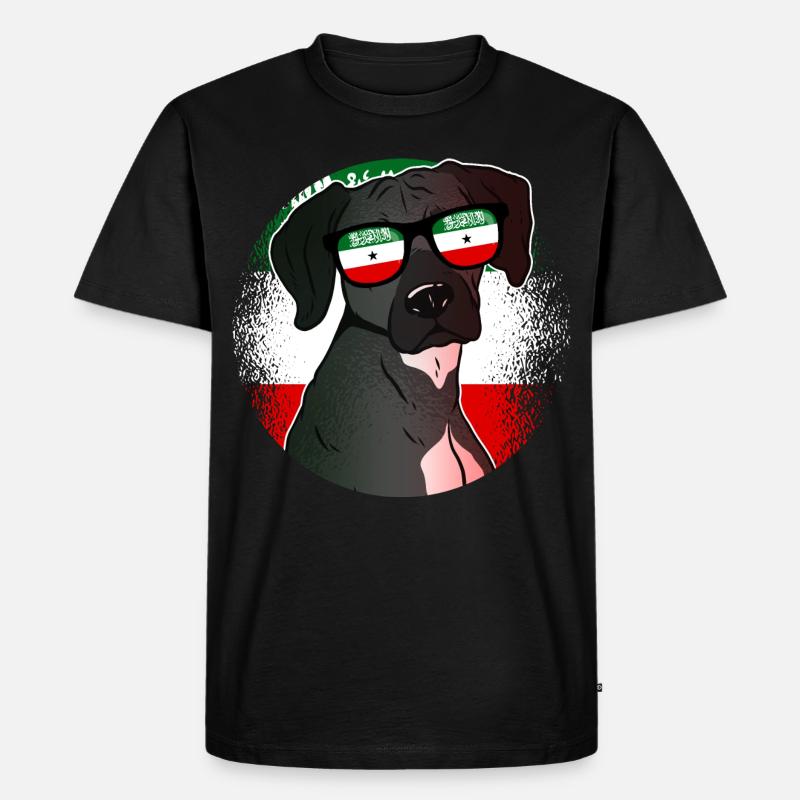Somaliland - Männer Premium Bio T-Shirt - Schwarz