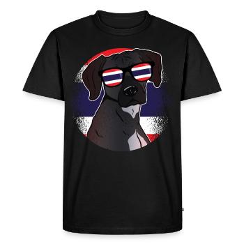 Thailand - Men's Premium Organic T-Shirt - black - Front - Nico (187cm)