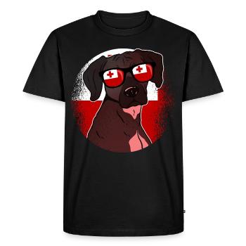 Tonga - Men's Premium Organic T-Shirt - black - Front - Nico (187cm)