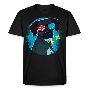 Tuvalu - Men's Premium Organic T-Shirt - black - Front - Nico (187cm)