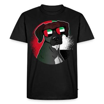 Emirats Arabes Unis - T-shirt Premium bio Homme - noir - Devant - Nico (187cm)