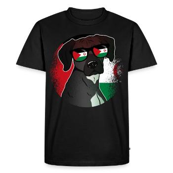 Sahara occidental - T-shirt Premium bio Homme - noir - Devant - Nico (187cm)