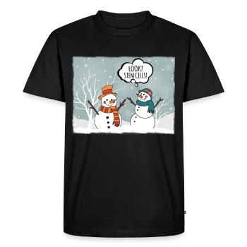 Science, Nerd, Physics, Student, Jokes, Geek - Men's Premium Organic T-Shirt - black - Front - Nico (187cm)