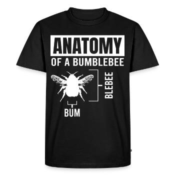 Science, Nerd, Physics, Student, Jokes, Geek - Men's Premium Organic T-Shirt - black - Front - Nico (187cm)