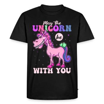 Drôle, Créature Mythique, Dinosaure, Drôle - T-shirt Premium bio Homme - noir - Devant - Nico (187cm)