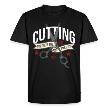 Coiffeur Coiffeur Coiffeur Coiffeur - T-shirt Premium bio Homme - noir - Devant - Nico (187cm)