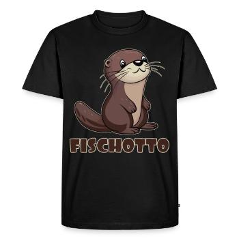Otto Name, tenue Fischotto pour le jour du nom avec le nom - T-shirt Premium bio Homme - noir - Devant - Nico (187cm)