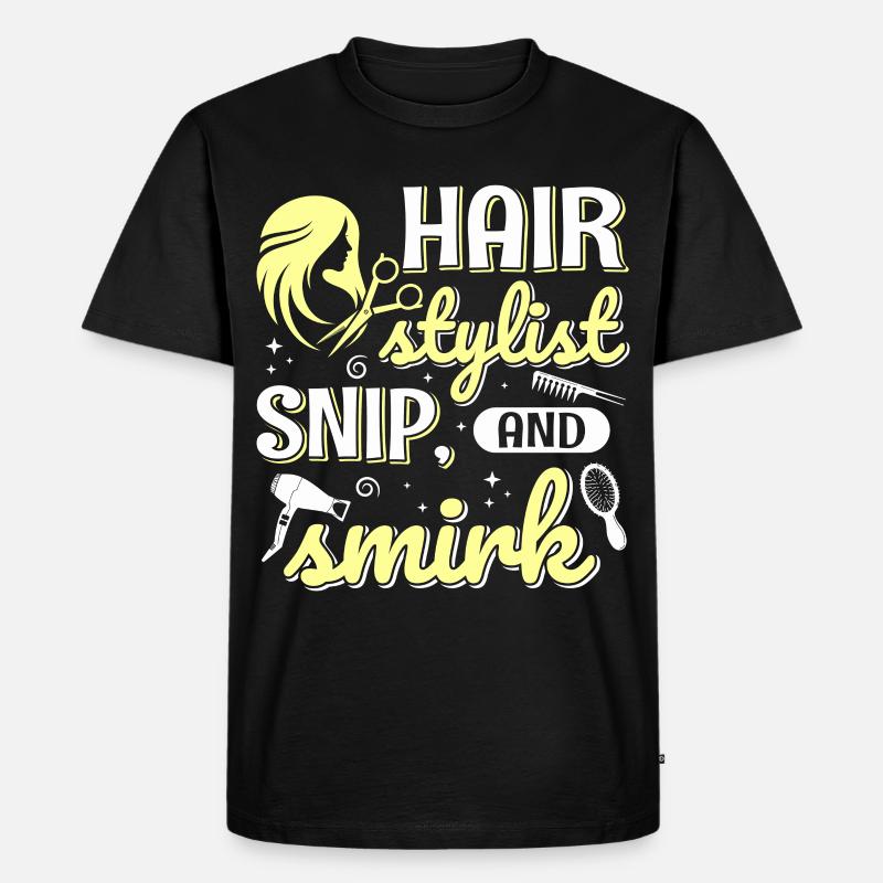 Coiffeur Coiffeur Coiffeur Coiffeur - T-shirt Premium bio Homme - noir