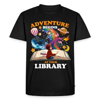 Travel The World Outfit World Travel Wanderlust Travel - Men's Premium Organic T-Shirt - black - Front - Nico (187cm)