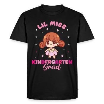 Lil Miss Kindergarten Jour de remise des diplômes Girl - T-shirt Premium bio Homme - noir - Devant - Nico (187cm)