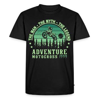 1999 Anniversaire de naissance en 1999 Rétro Vintage - T-shirt Premium bio Homme - noir - Devant - Nico (187cm)
