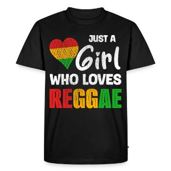 Musique rastafari Rasta Jamaïque Reggae - T-shirt Premium bio Homme - noir - Devant - Nico (187cm)
