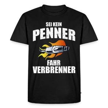 Tuner automobile, Mécanicien automobile, Voiture de course, Tuning - T-shirt Premium bio Homme - noir - Devant - Nico (187cm)