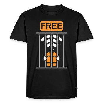 IT Geek, PC Accessories Storage Devices Evolution - Men's Premium Organic T-Shirt - black - Front - Nico (187cm)