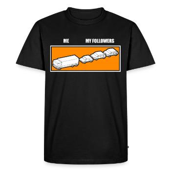 Beautiful Truck Driver Truck Driver Bus Driver - Men's Premium Organic T-Shirt - black - Front - Nico (187cm)