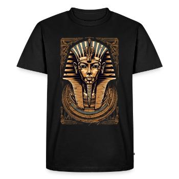 Pharaon Egypte Death Mask Cadeau - T-shirt Premium bio Homme - noir - Devant - Nico (187cm)