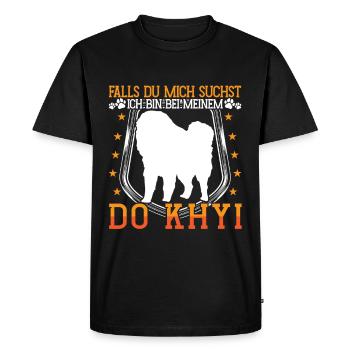 I'm with Do Khyi Tibetan Mastiff - Men's Premium Organic T-Shirt - black - Front - Nico (187cm)