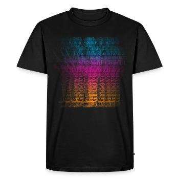 Saxophone Jazz Rétro - T-shirt Premium bio Homme - noir - Devant - Nico (187cm)