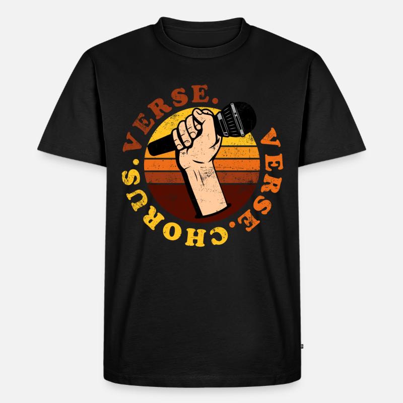 Verse Chorus Verse - Männer Premium Bio T-Shirt - Schwarz