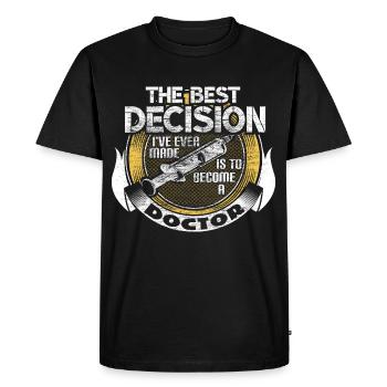 Doctor Doctors Hospital Cadeau - T-shirt Premium bio Homme - noir - Devant - Nico (187cm)