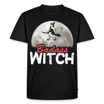 Halloween Witch Witches October Gift - Men's Premium Organic T-Shirt - black - Front - Nico (187cm)