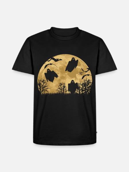 Halloween Spirit Saying Gift Idea - Men's Premium Organic T-Shirt - black