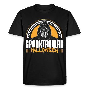 Halloween Skull Cadeau aigre-doux - T-shirt Premium bio Homme - noir - Devant - Nico (187cm)