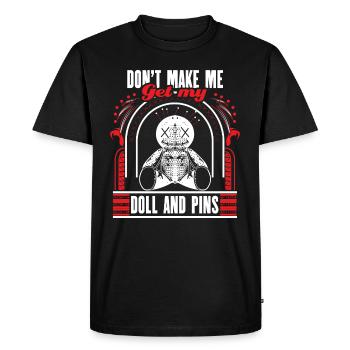 Voodoo Bondieu Magie - T-shirt Premium bio Homme - noir - Devant - Nico (187cm)