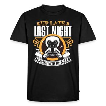Voodoo Bondieu Idée Cadeau - T-shirt Premium bio Homme - noir - Devant - Nico (187cm)