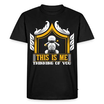Aiguille vaudou - T-shirt Premium bio Homme - noir - Devant - Nico (187cm)