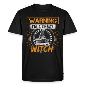 Halloween Witch Witch Monster Cadeau - T-shirt Premium bio Homme - noir - Devant - Nico (187cm)